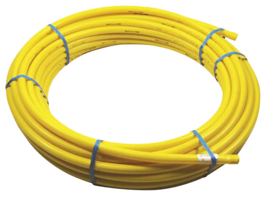 25mm X 50mtr Pe Gas Tubing Yellow Type Sdr11 50m Coil Gas Equipment Direct 3491