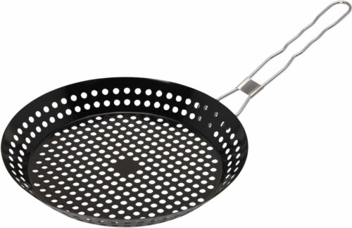 WIRE MESH NON-STICK GRILLING SKILLET BBQ PAN Product Image
